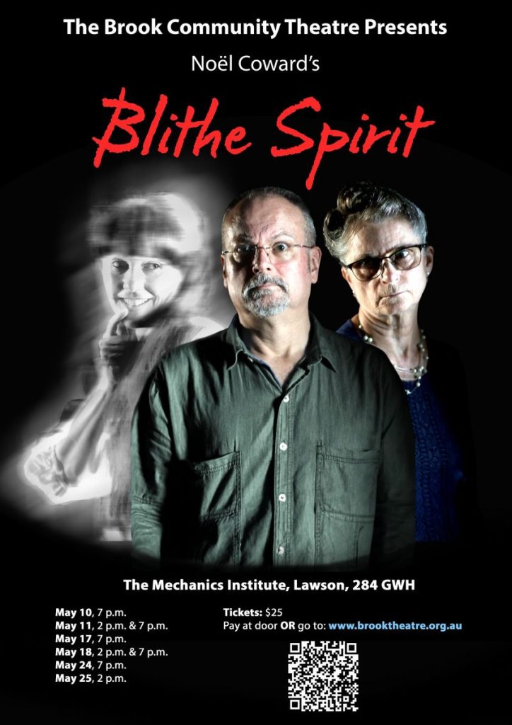 Brook Community Theatre production of Blithe Spirit